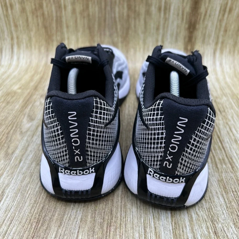 Reebok Nano X2 Women's Size 9 Training Shoes Gray Black White Sneakers GW5150